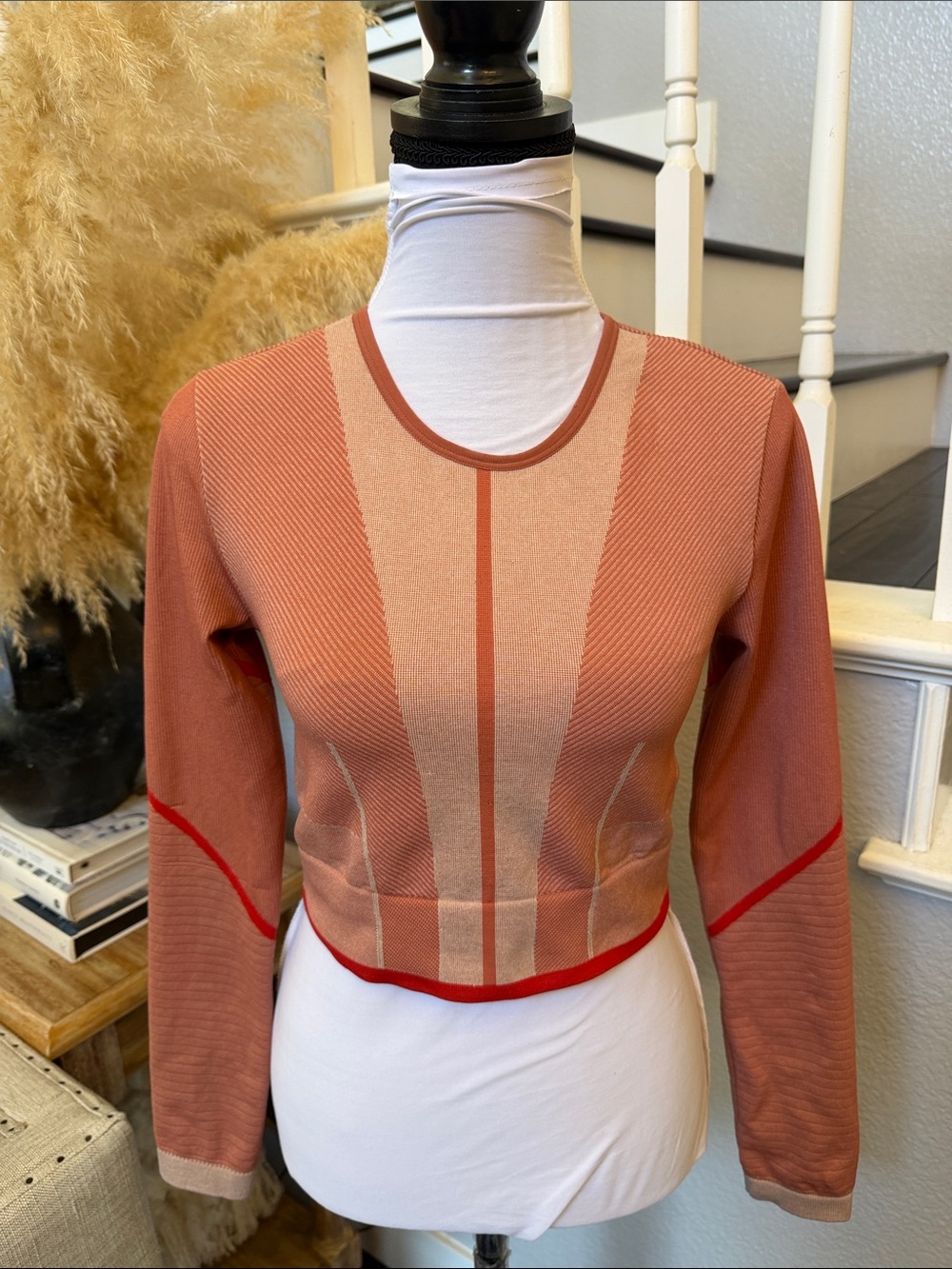 Adidas x Stella McCartney True Strength Seamless Crop Top Yoga Shirt Size Small - Picture 4 of 8
